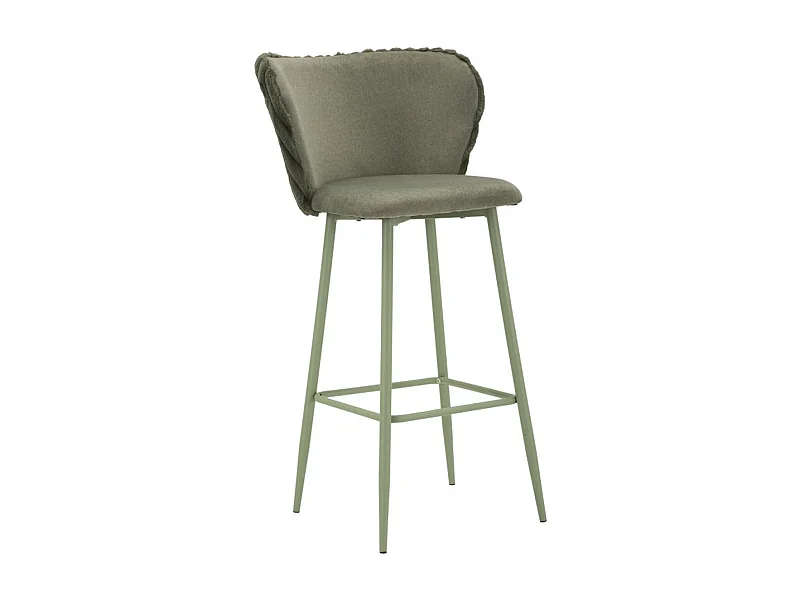 Conjunto de 2 Bancos Altos MF884, Verde, 55x58x106 cm, Epikasa