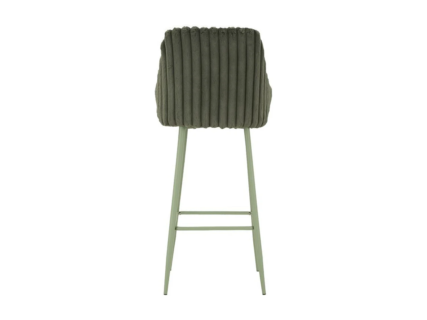 Zestaw 2 wysokich stołków MF882, Zielony, 52x46x111 cm, Seven Design