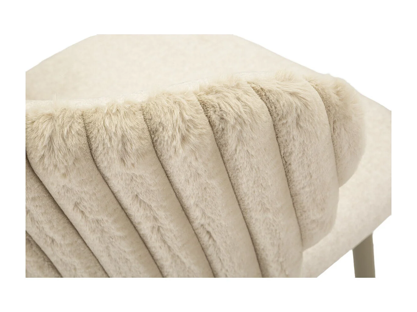 Lot de 2 Tabourets Hauts MF883, Beige, 55x58x106 cm, Seven Design