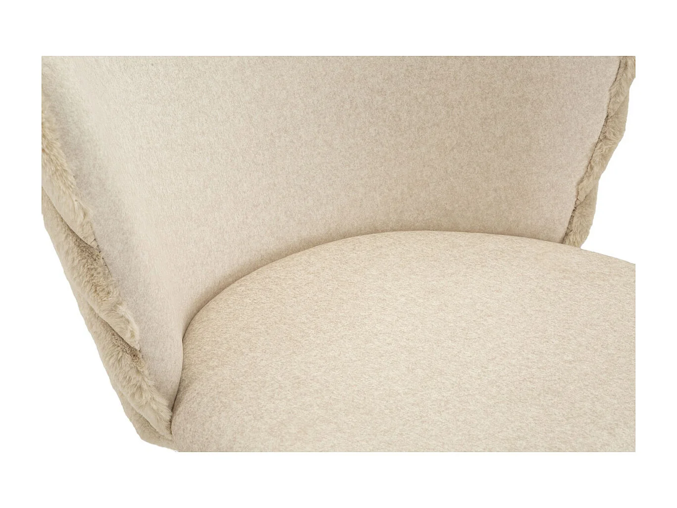 Lot de 2 Tabourets Hauts MF883, Beige, 55x58x106 cm, Seven Design