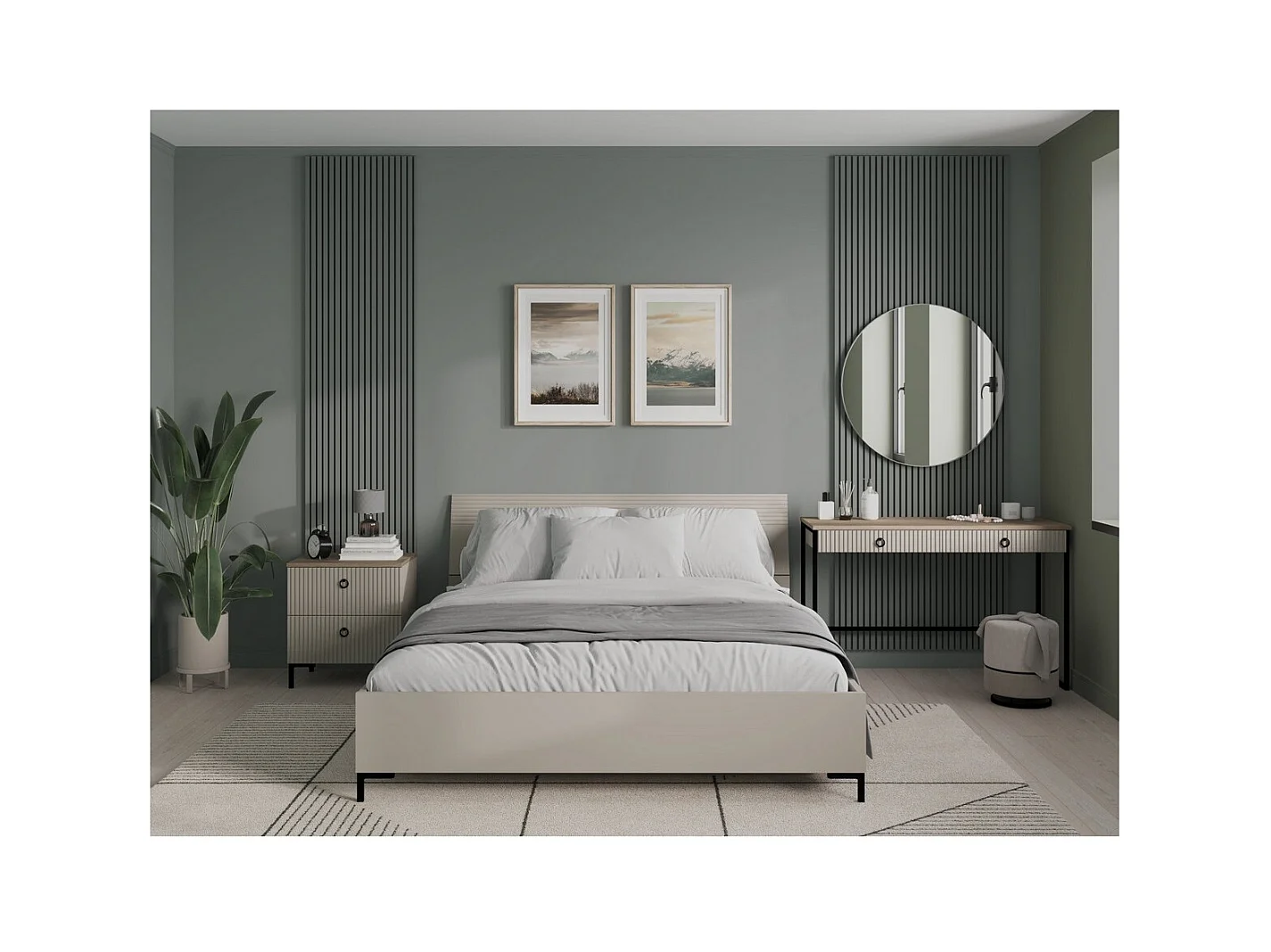 Stolik Konsolowy Lucrezia, Beżowy, 119x45x76 cm, Epikasa