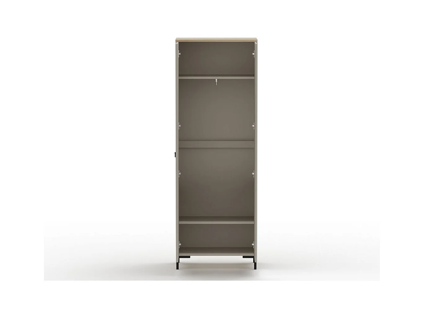 Szafa Lucrezia, Beżowy, 70x41x199 cm, Epikasa