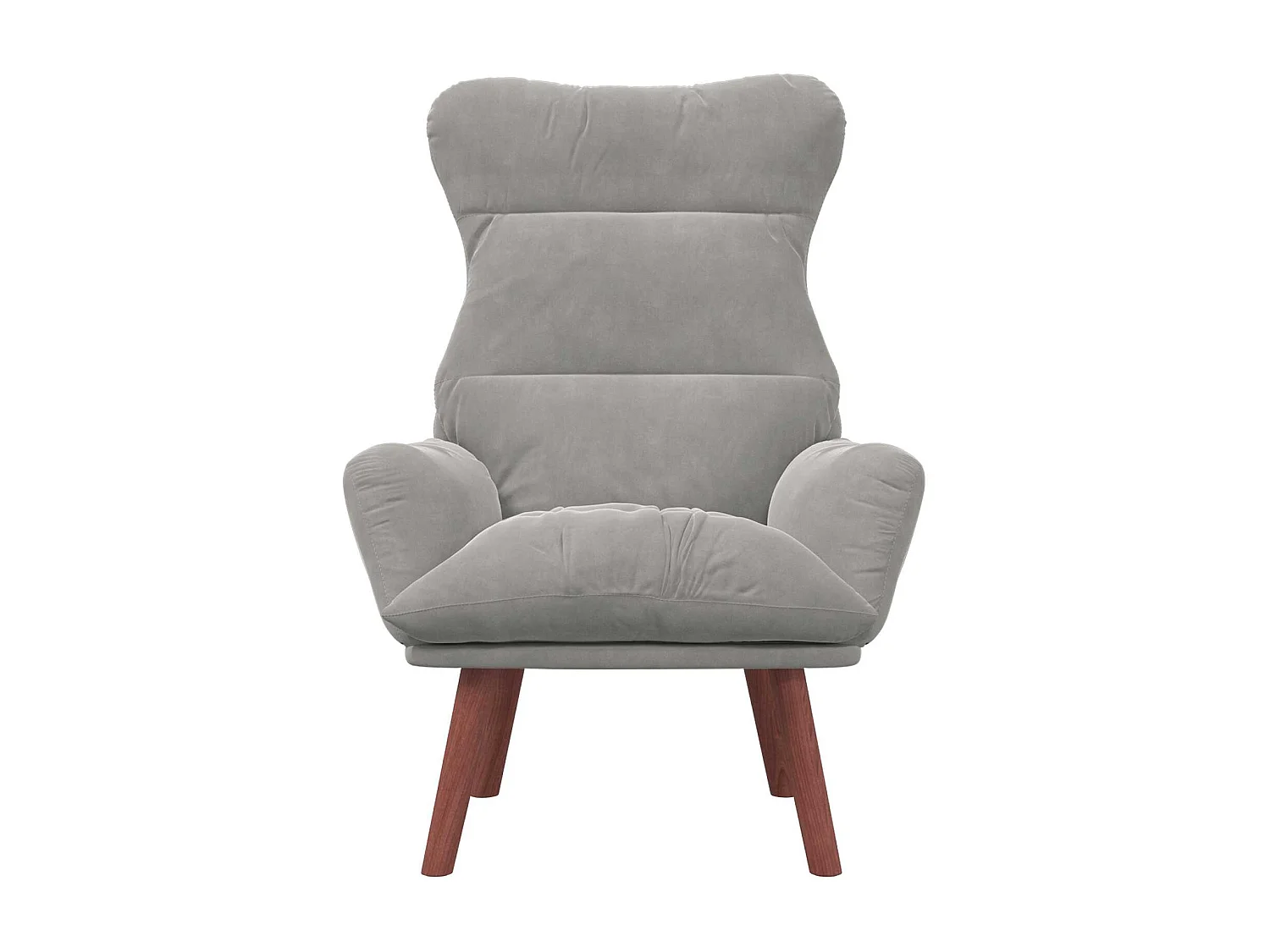 fauteuil Gris clair 69 x 74 x 93 cm Velours