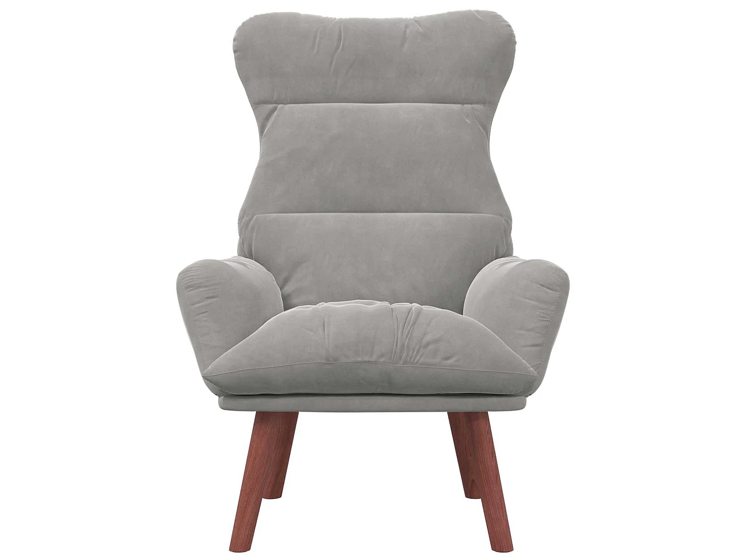 poltrona Grigio chiaro 69 x 74 x 93 cm Velluto