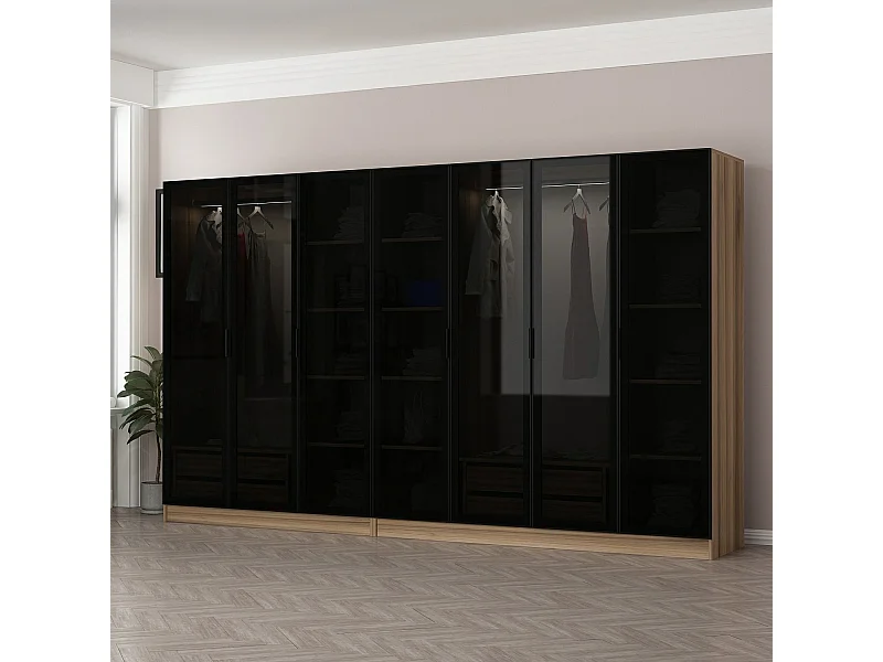 Armario Kale-7653 humo 80x190x45 cm