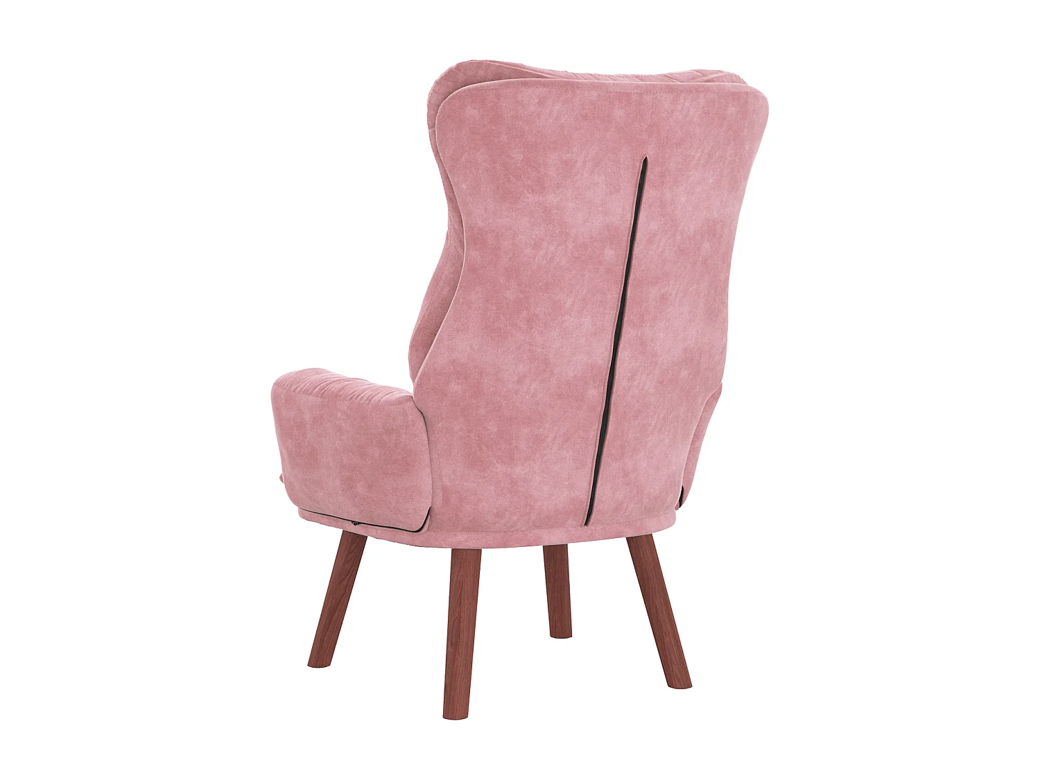 Fauteuil Relaxant en Velours Rose