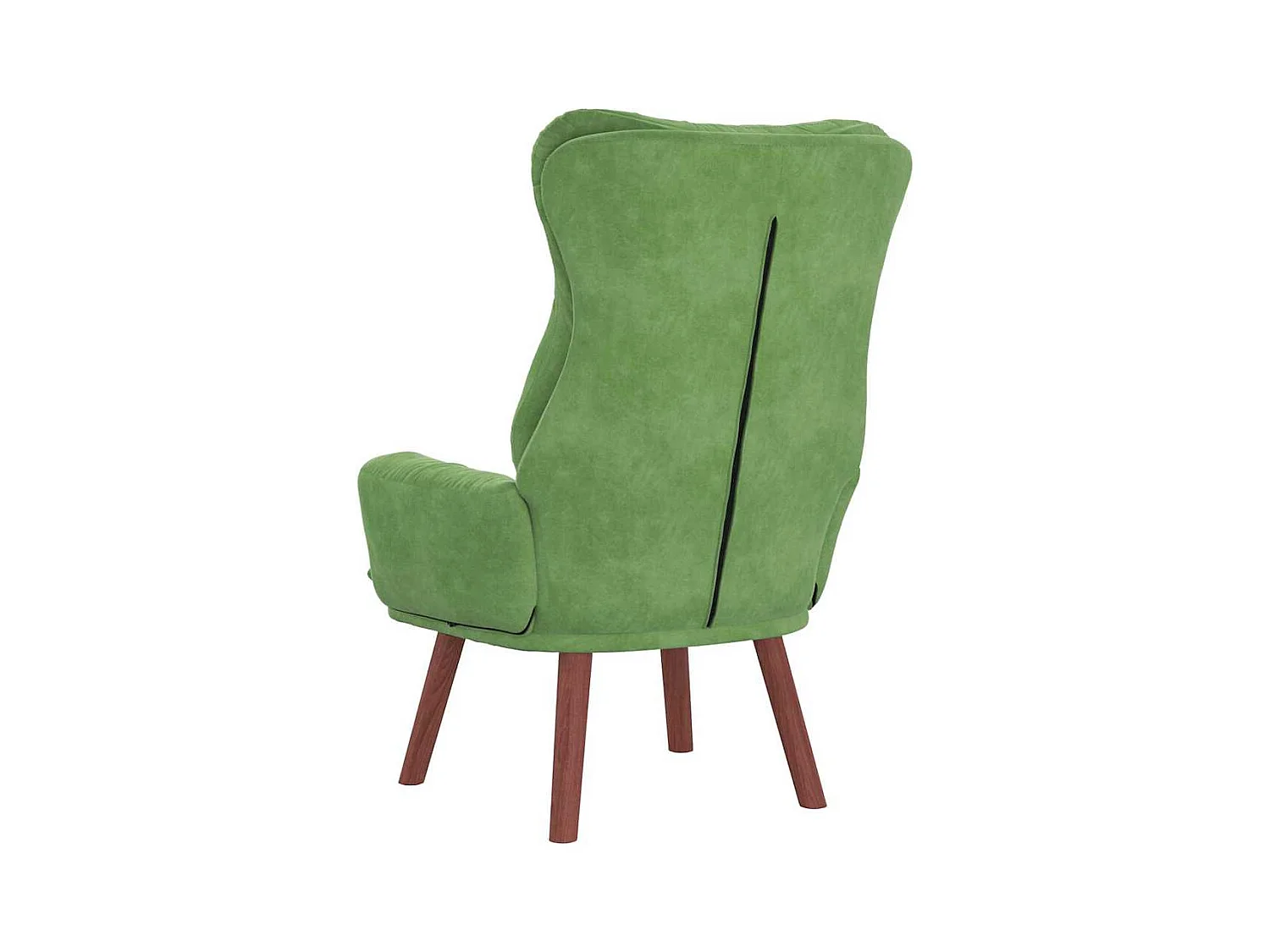 Fotel Relaksacyjny Zielony Jasny z Weluru Nowoczesny i Wygodny 69 x 74 x 93 cm