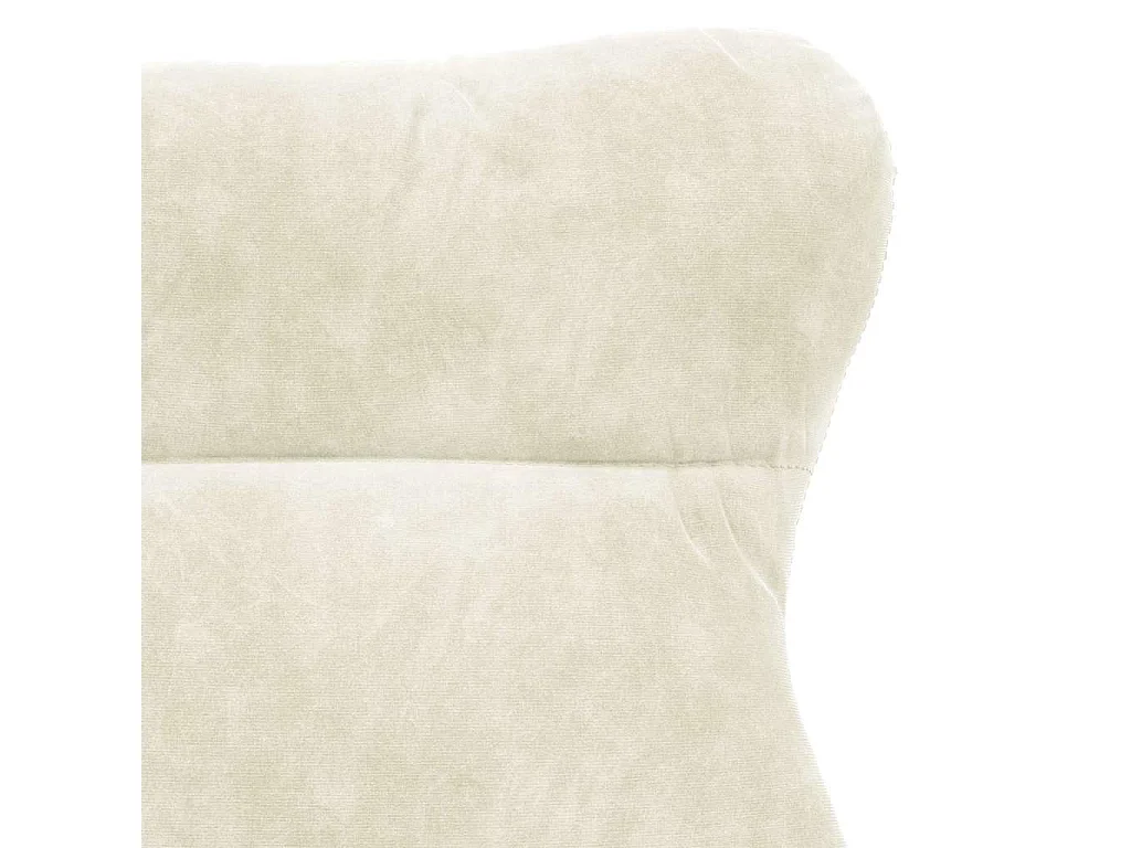 Entspannungsstuhl Creme 69 x 74 x 93 cm Samt