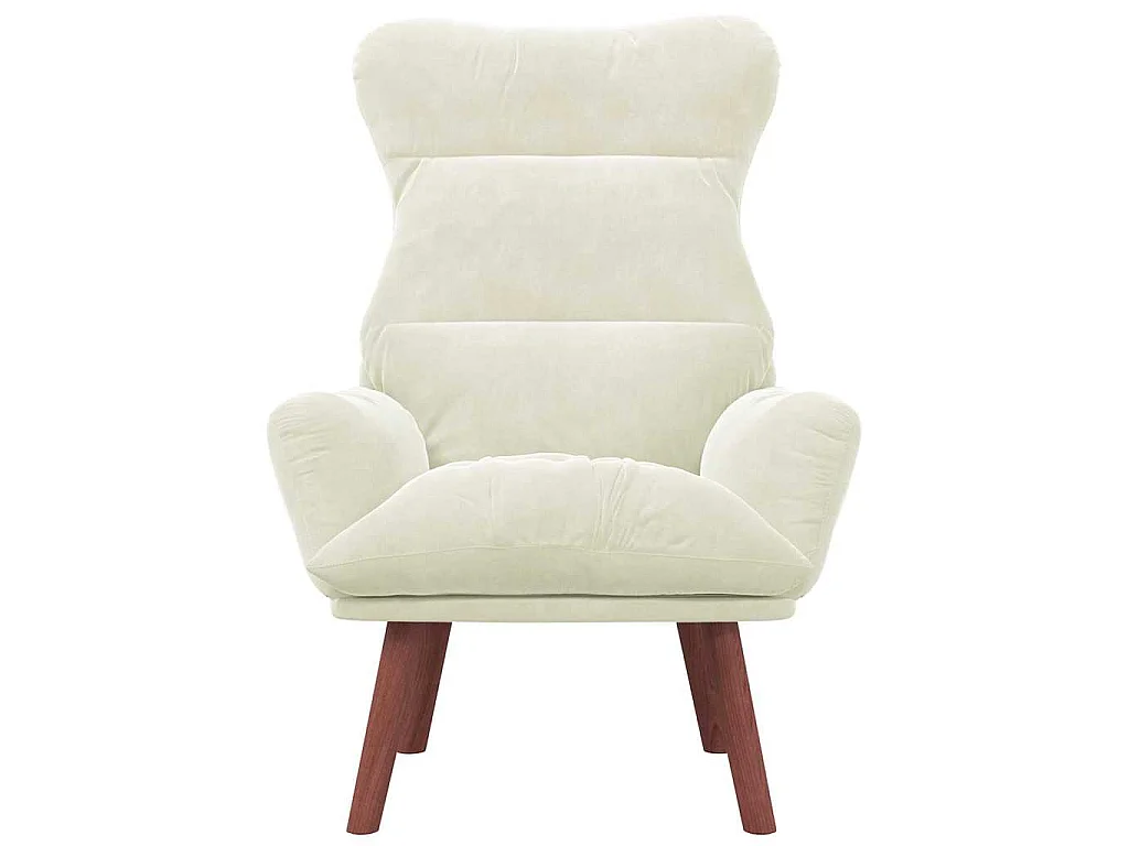 fauteuil Crème 69 x 74 x 93 cm Velours
