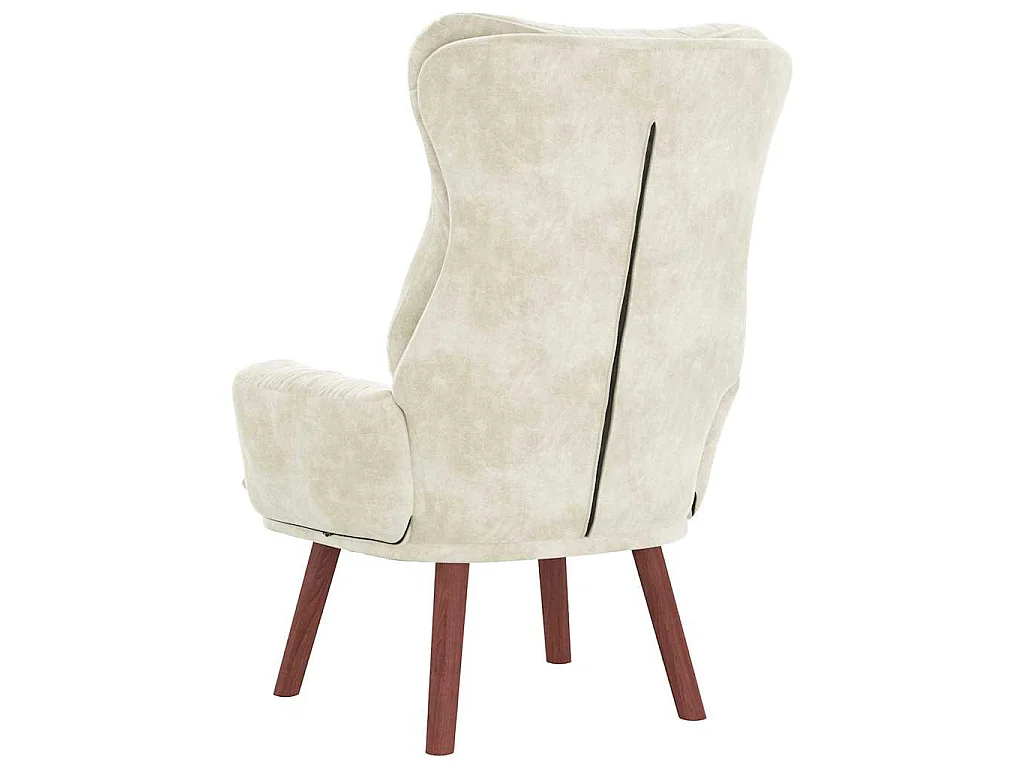 fauteuil Crème 69 x 74 x 93 cm Velours