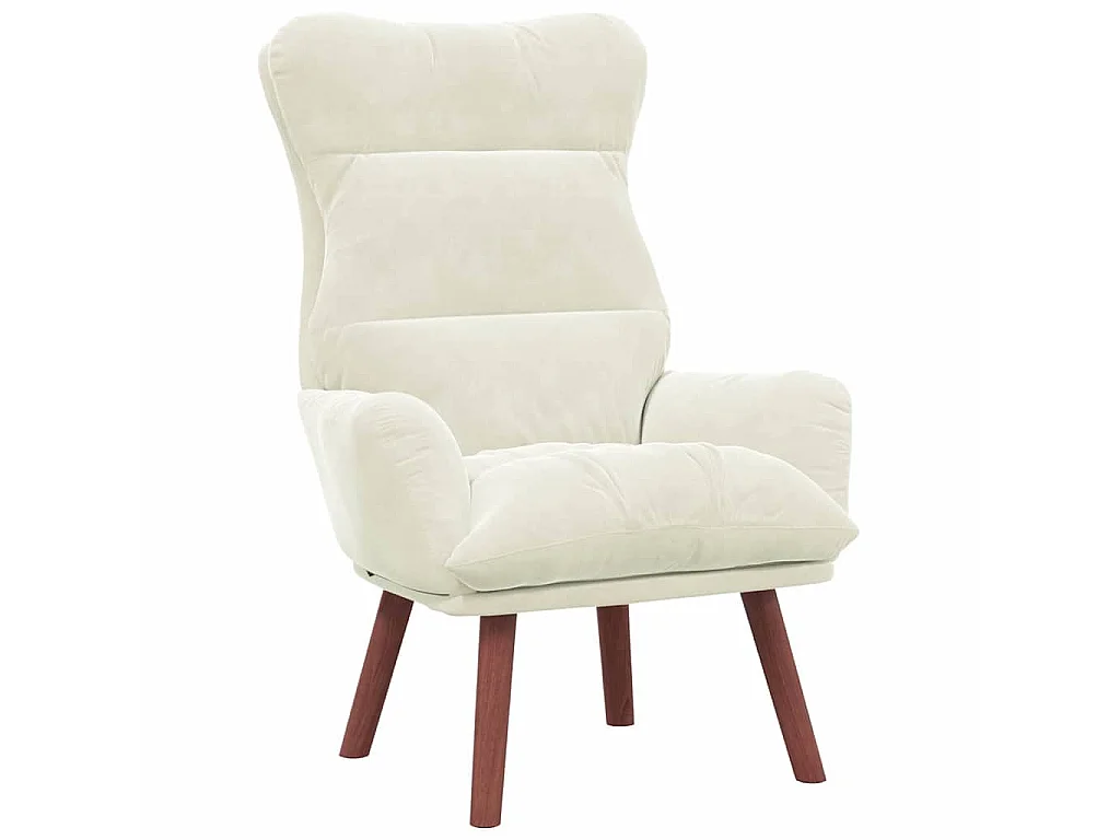 fauteuil Crème 69 x 74 x 93 cm Velours