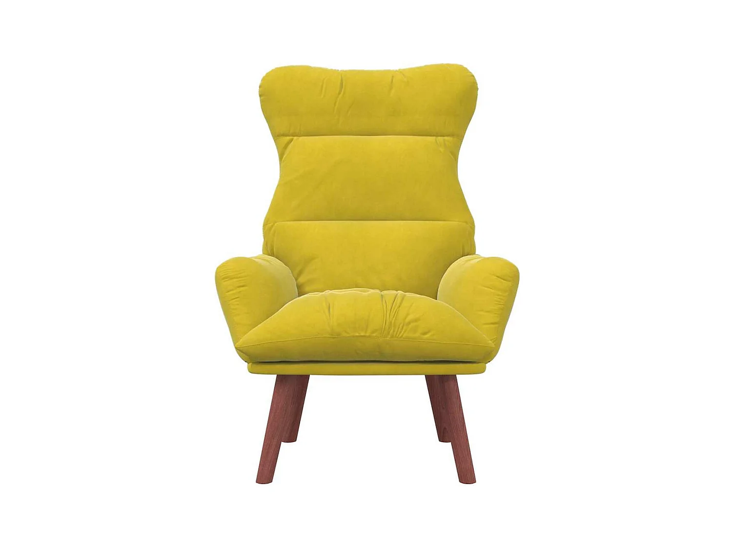 Fauteuil relaxant Jaune 69 x 74 x 93 cm Velours