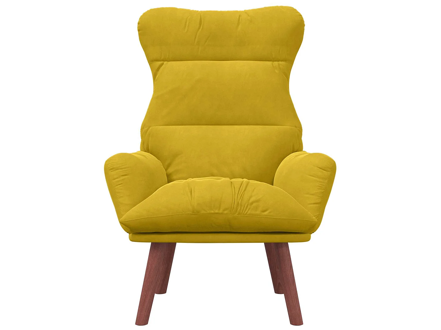Fauteuil relaxant Jaune 69 x 74 x 93 cm Velours