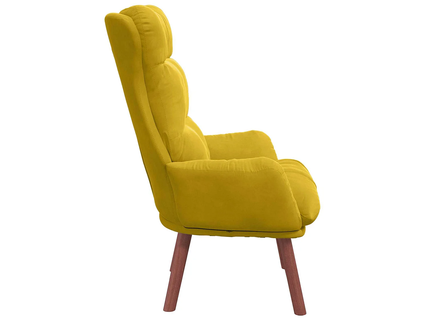 Fauteuil relaxant Jaune 69 x 74 x 93 cm Velours