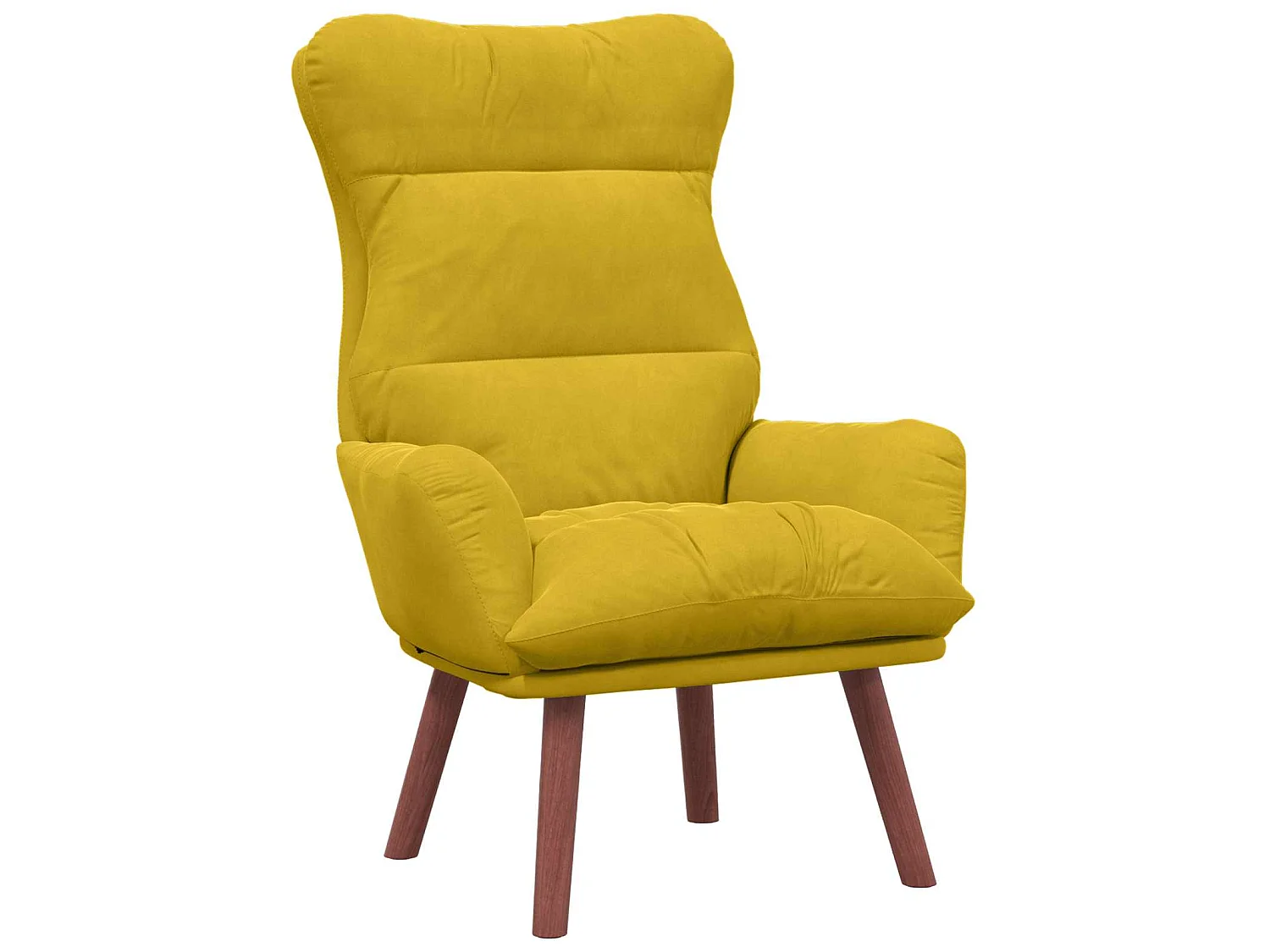 fauteuil Jaune 69 x 74 x 93 cm Velours