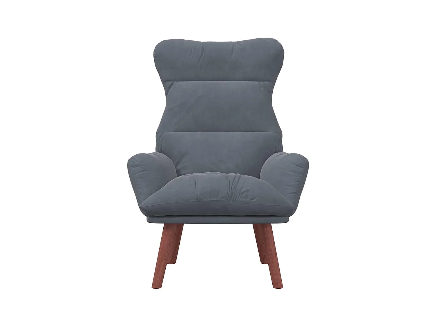 Fauteuil relaxant Gris foncé 69 x 74 x 93 cm Velours