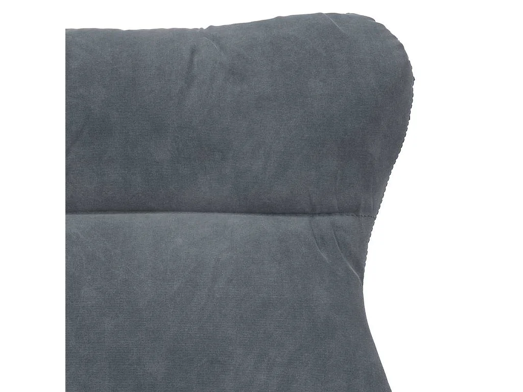 fauteuil Gris foncé 69 x 74 x 93 cm Velours