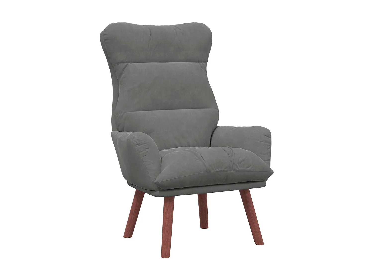 fauteuil Gris foncé 69 x 74 x 93 cm Velours