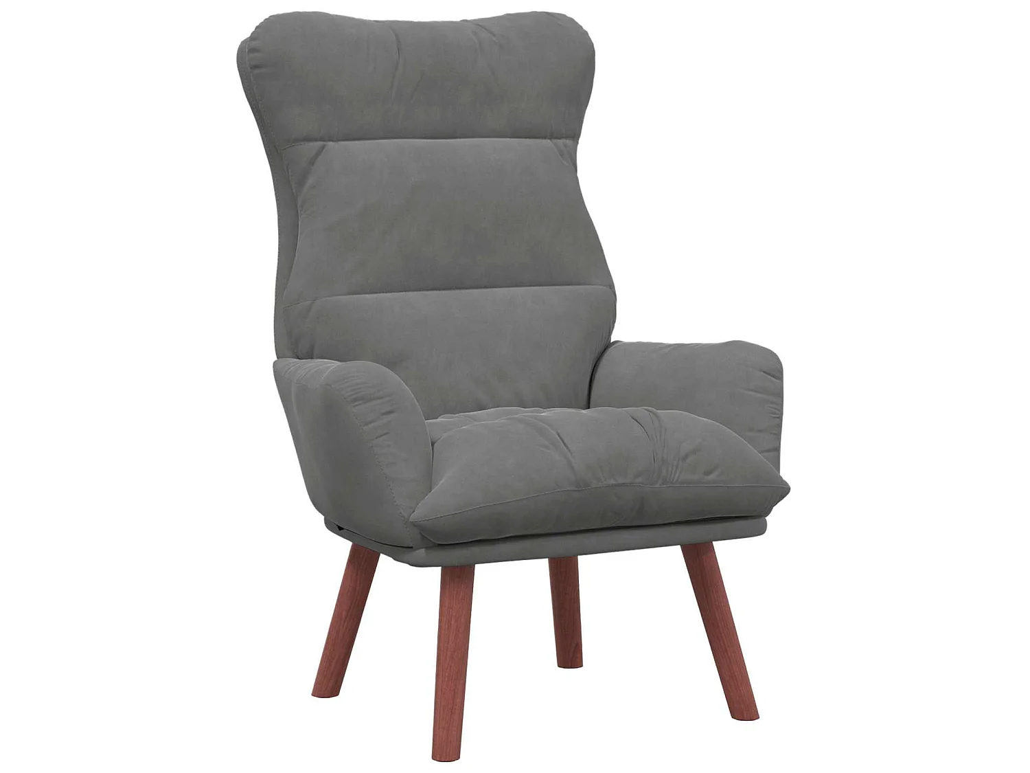 fauteuil Gris foncé 69 x 74 x 93 cm Velours