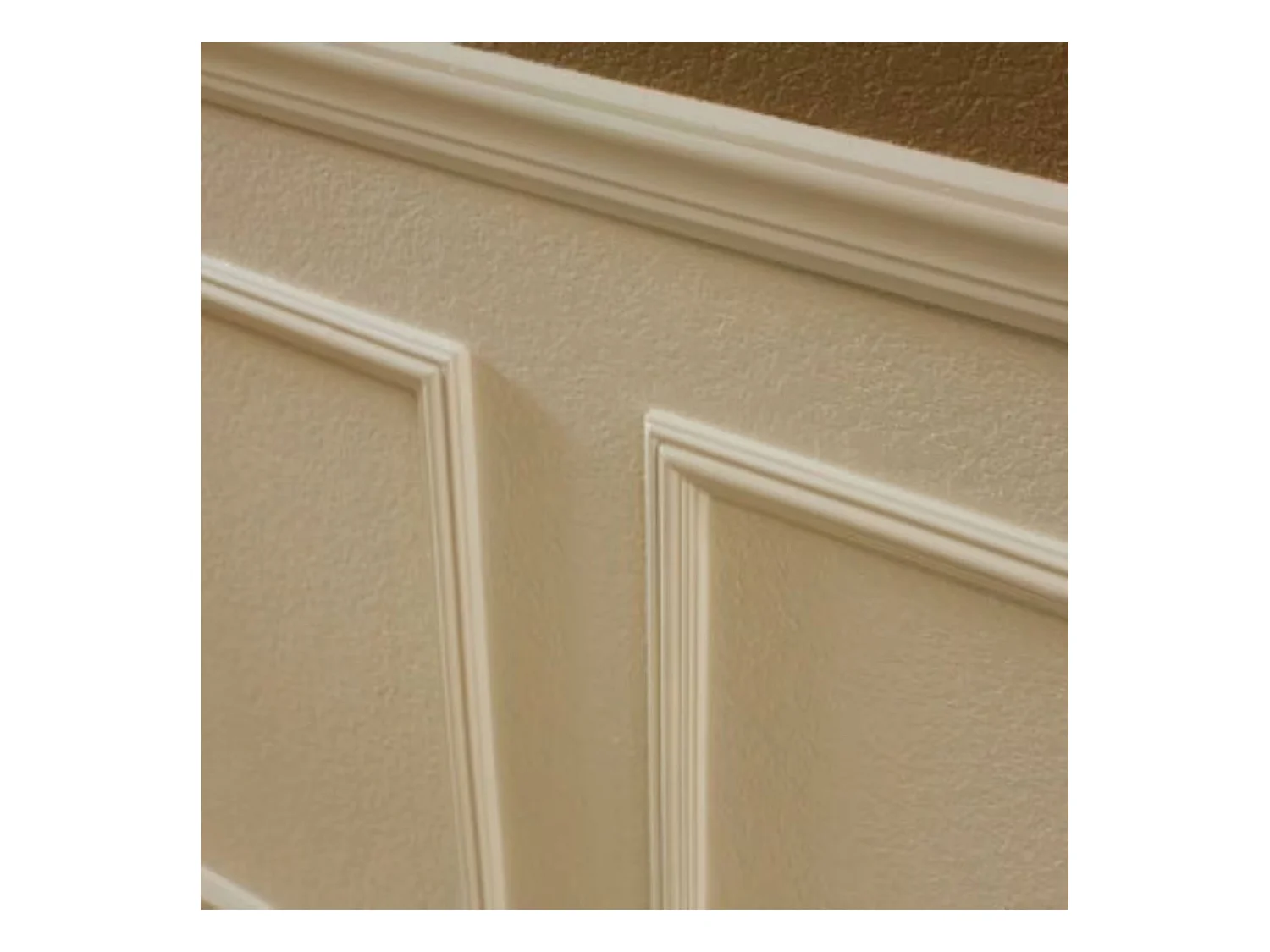 Victoria - Moldura de Meia Altura para Paredes 15 Peças em Poliuretano Branco Pintável