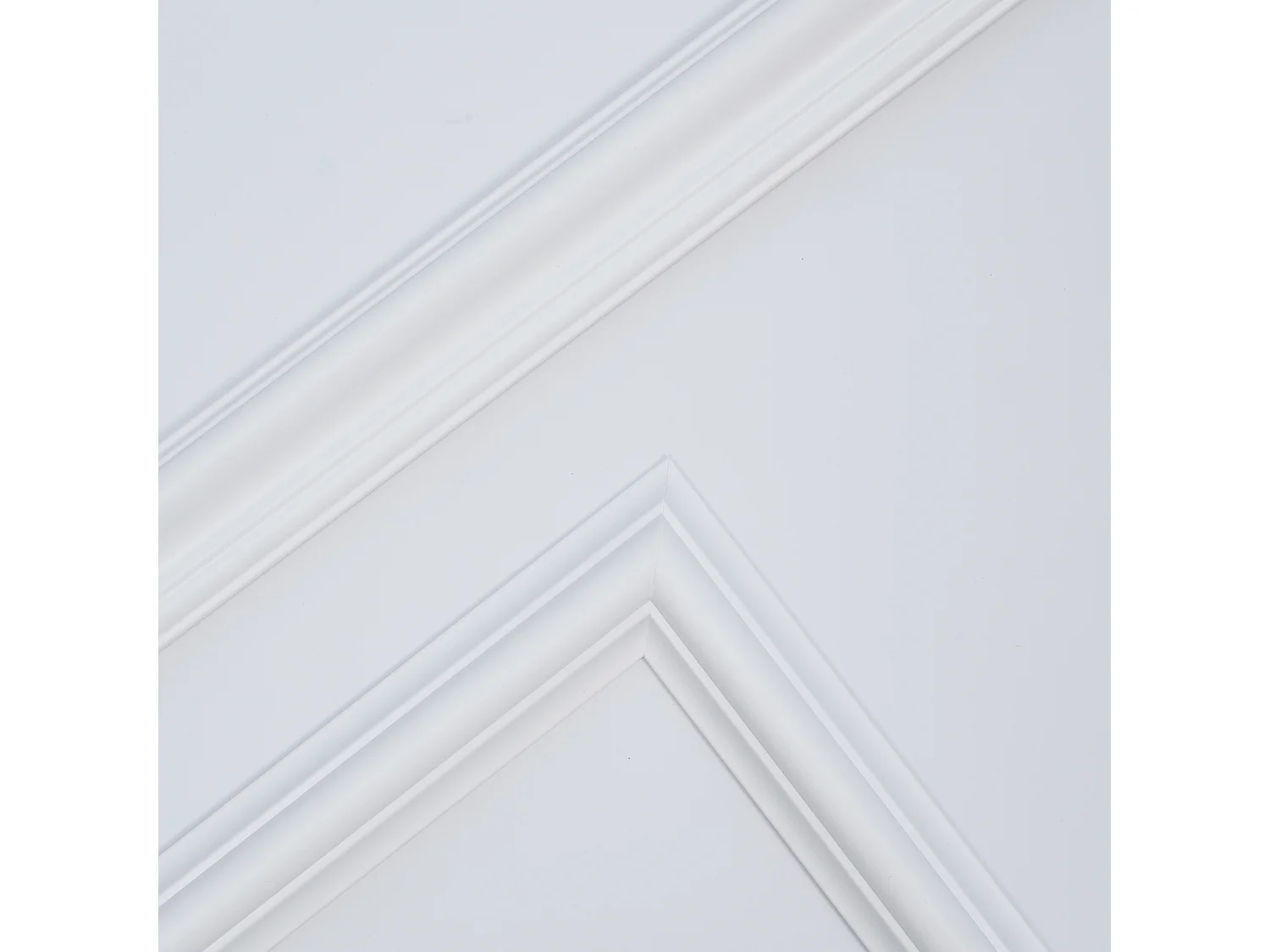 Victoria - Moulure mi-hauteur pour murs 15 pièces en polyuréthane blanc à peindre