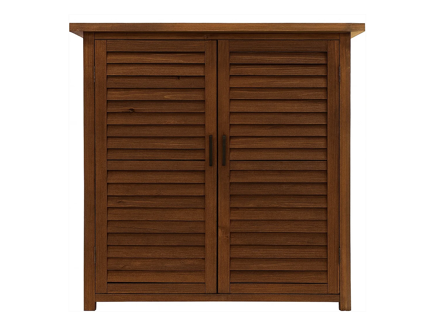 Arborea - Armoire de Jardin 87x96,5x46,5 cm 2 Portes en Bois de Sapin pour Outils