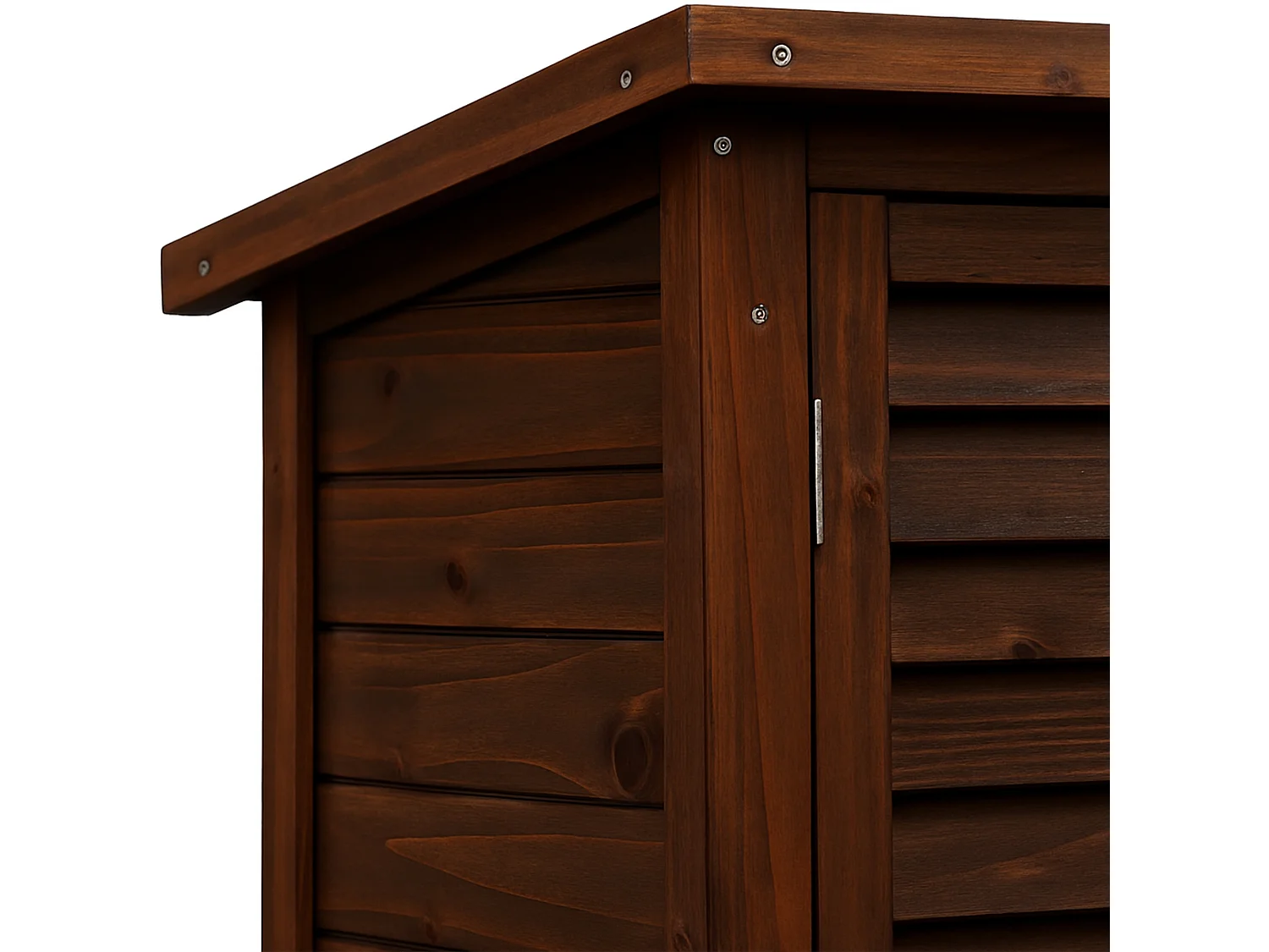 Arborea - Armoire de Jardin 87x96,5x46,5 cm 2 Portes en Bois de Sapin pour Outils