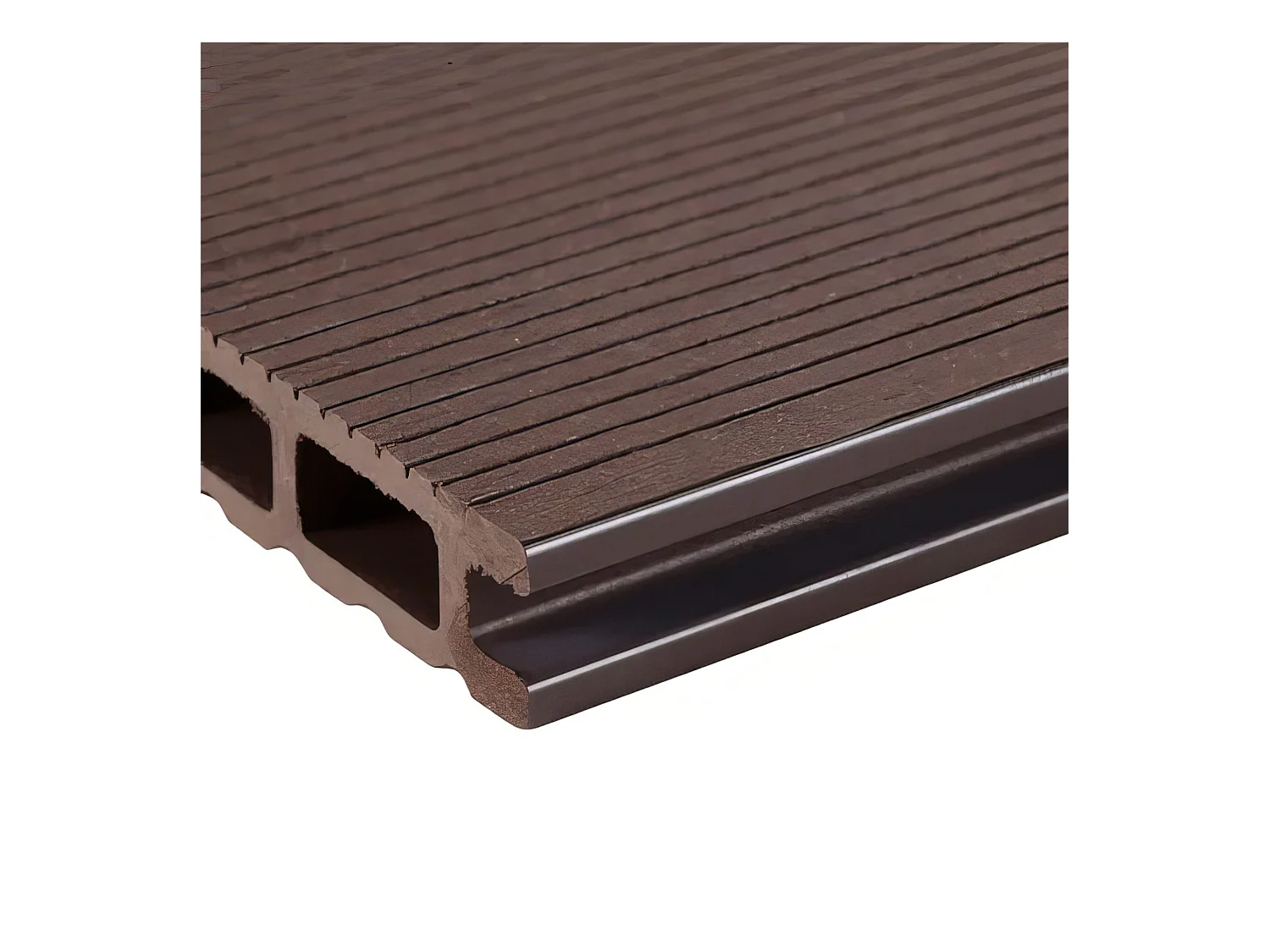 Kaido - Set di 5 Doghe Pavimento da Esterno 150x75 cm per Giardino Patio Terrazza in WPC Teak