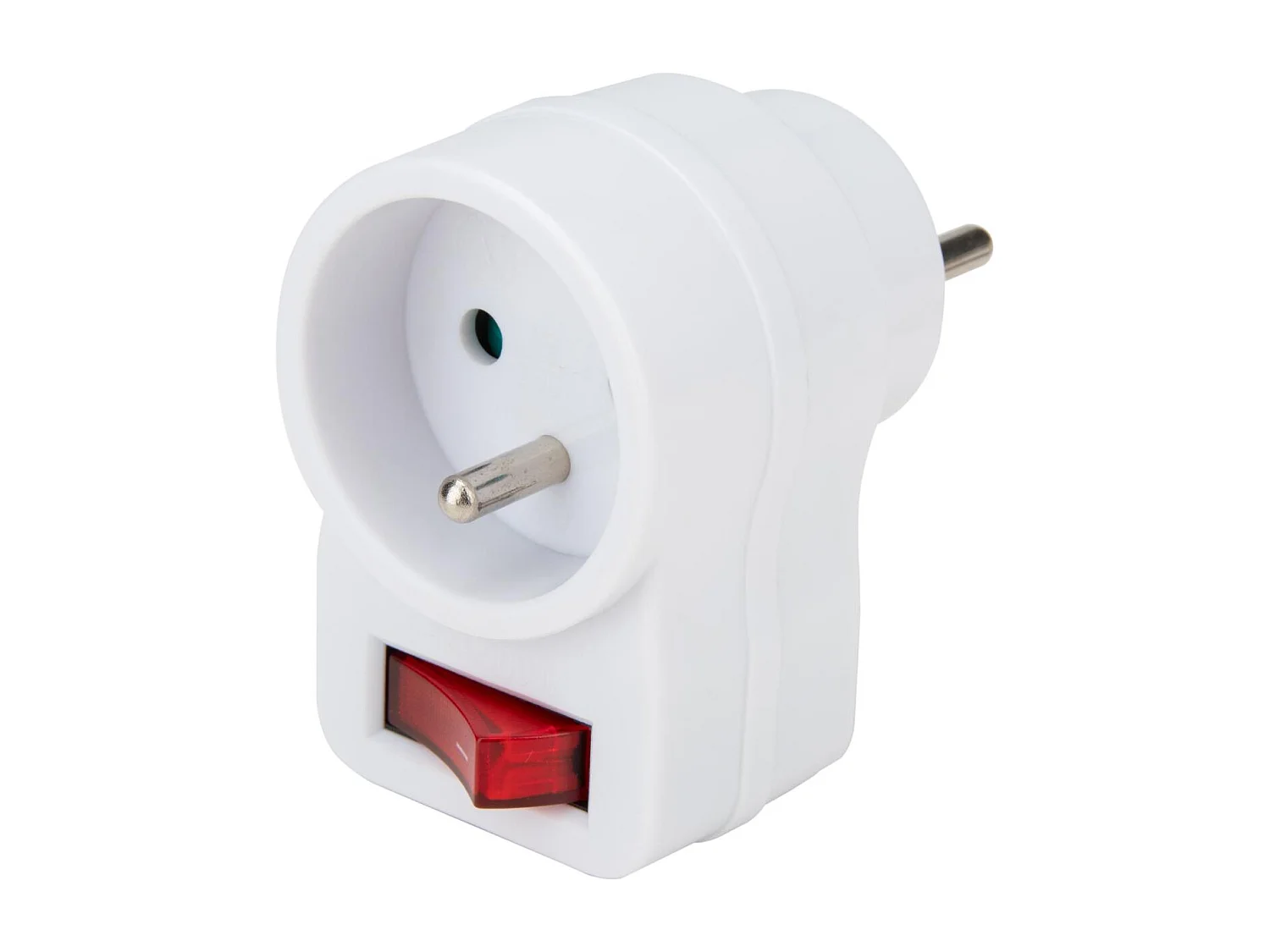 Prise 16A avec interrupteur - Blanc - Zenitech