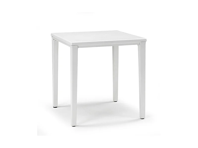 Table de jardin métal et plastique Timo 70 x 70 cm, Scab
