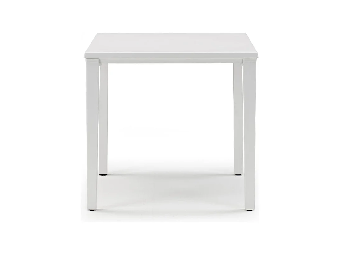 Table de jardin métal et plastique Timo 70 x 70 cm, Scab