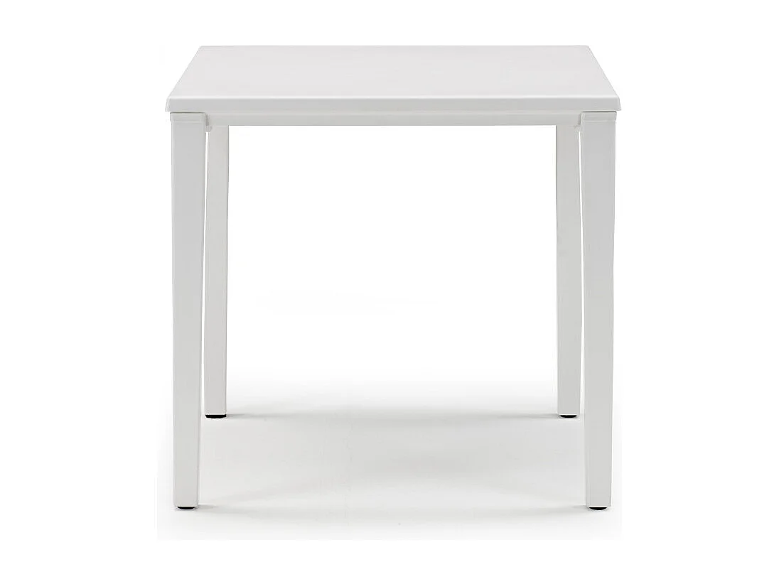 Table de jardin métal et plastique Timo 70 x 70 cm, Scab