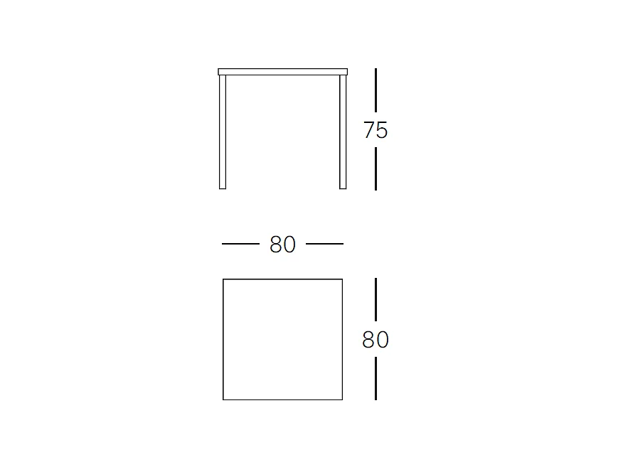 Table de jardin métal 2 places Summer