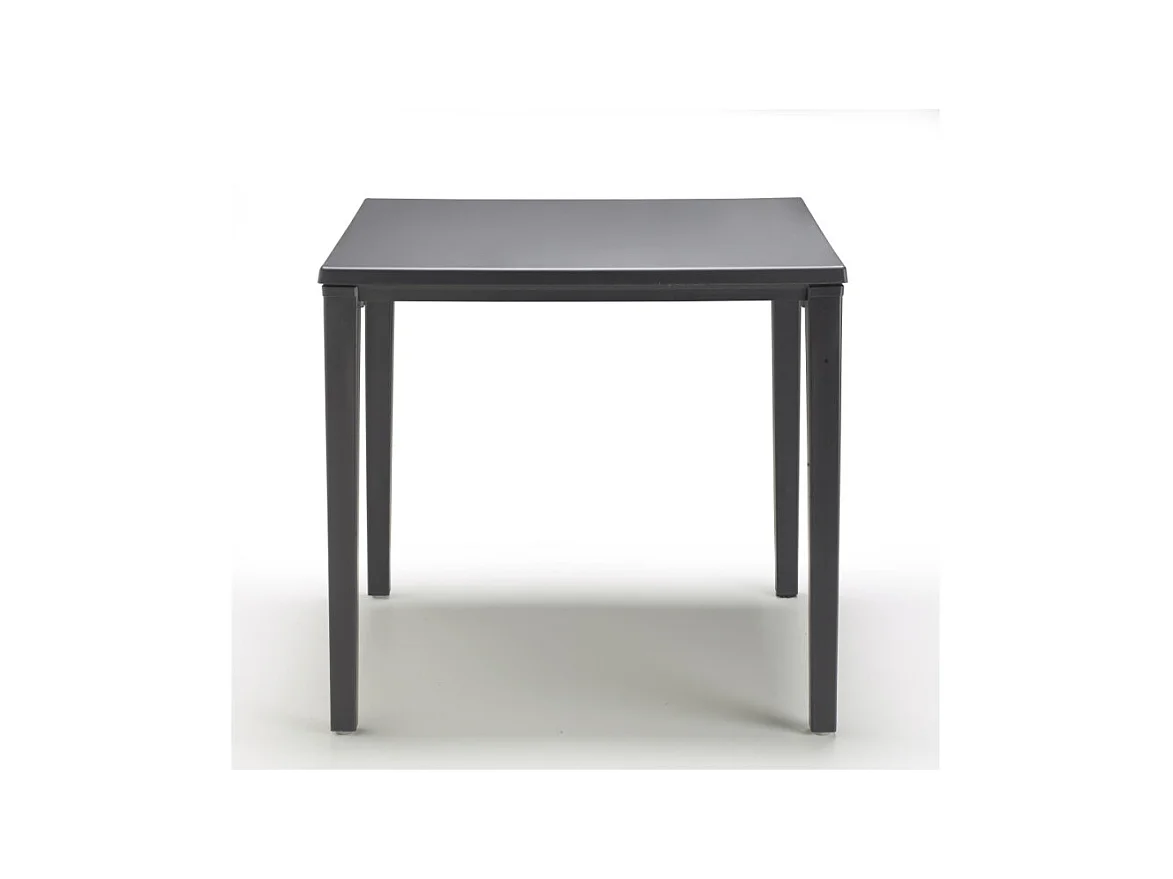 Table de jardin métal et plastique Timo 70 x 70 cm, Scab