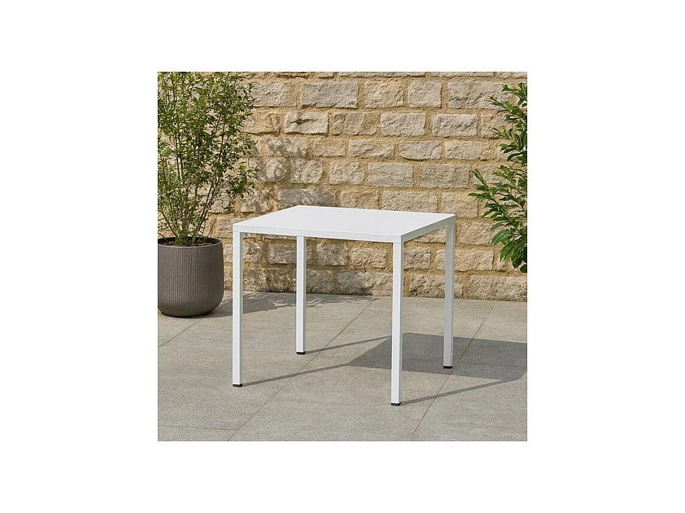 Table de jardin métal 2 places Summer