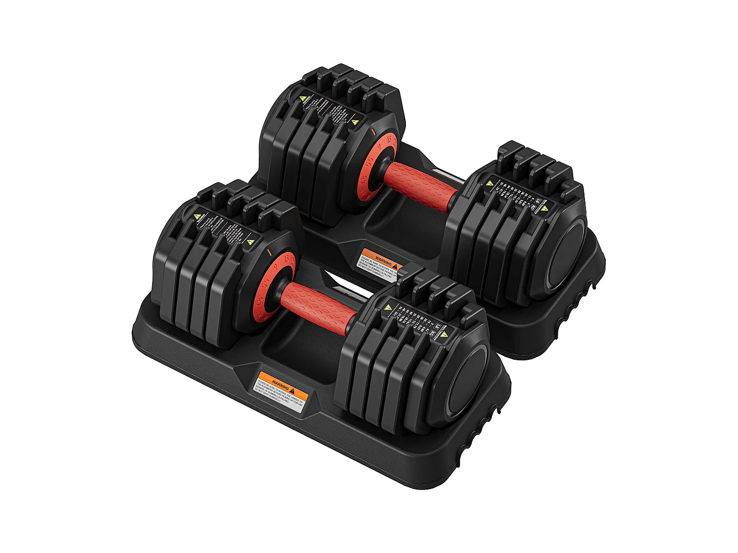 Haltères réglables 2-24,5kg, 5/10 en 1 avec base de rangement, idéals musculation, haltérophilie, entraînement maison et salle de sport