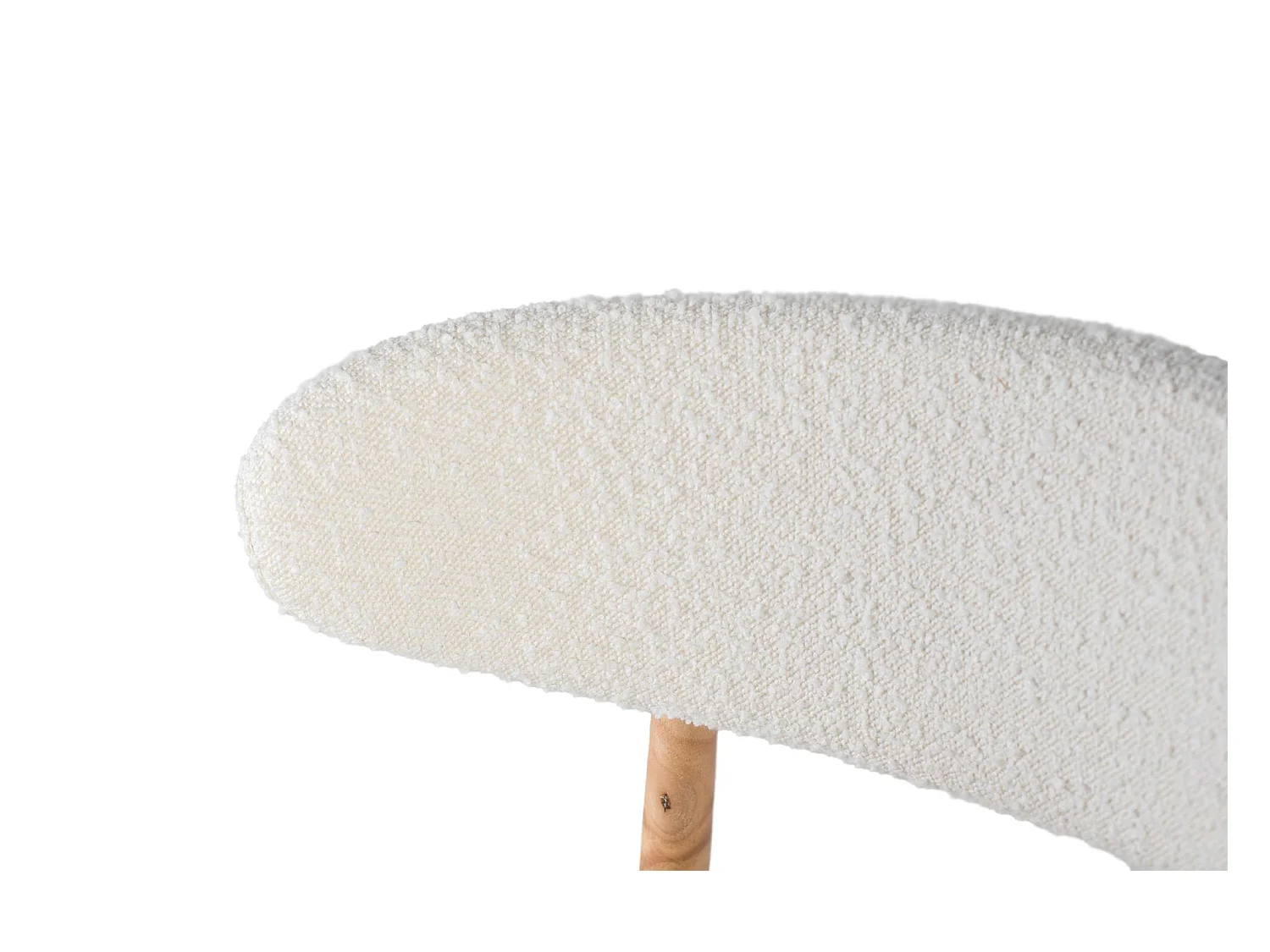 Ensemble de 2 chaises en bois d'hévéa