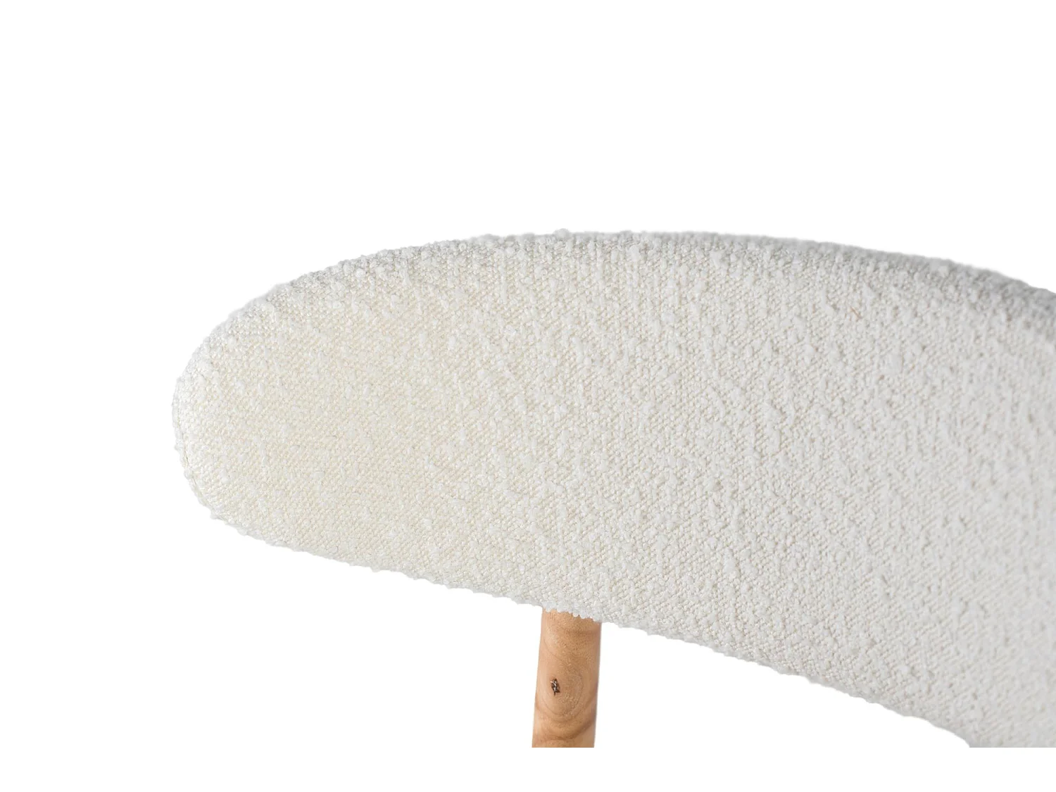 Ensemble de 2 chaises en bois d'hévéa