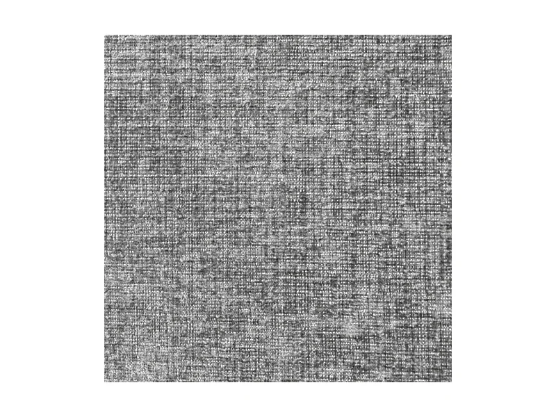 Canapé convertible en tissu doux gris et pieds en bois noir - HUGUES