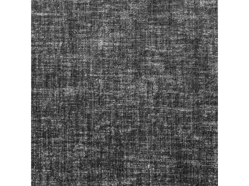 Canapé convertible en tissu doux gris foncé et pieds en bois - HUGUES