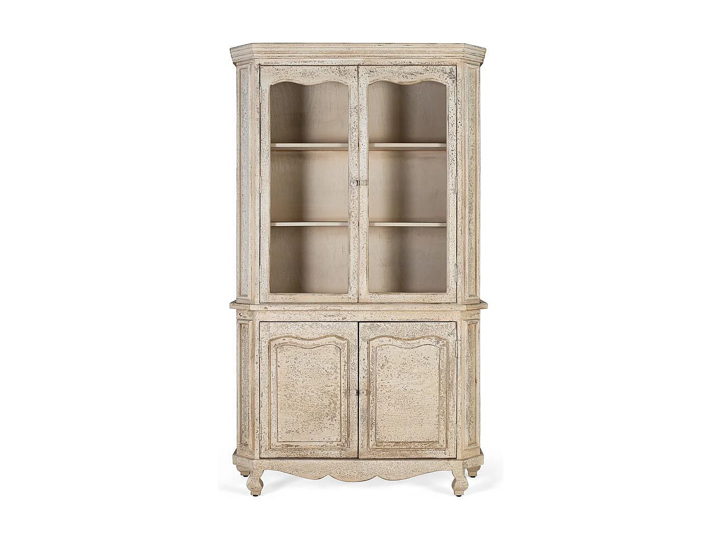 Vitrine met 4 fabrieksmatig gemaakte deuren op de begane grond in Manguier-bos