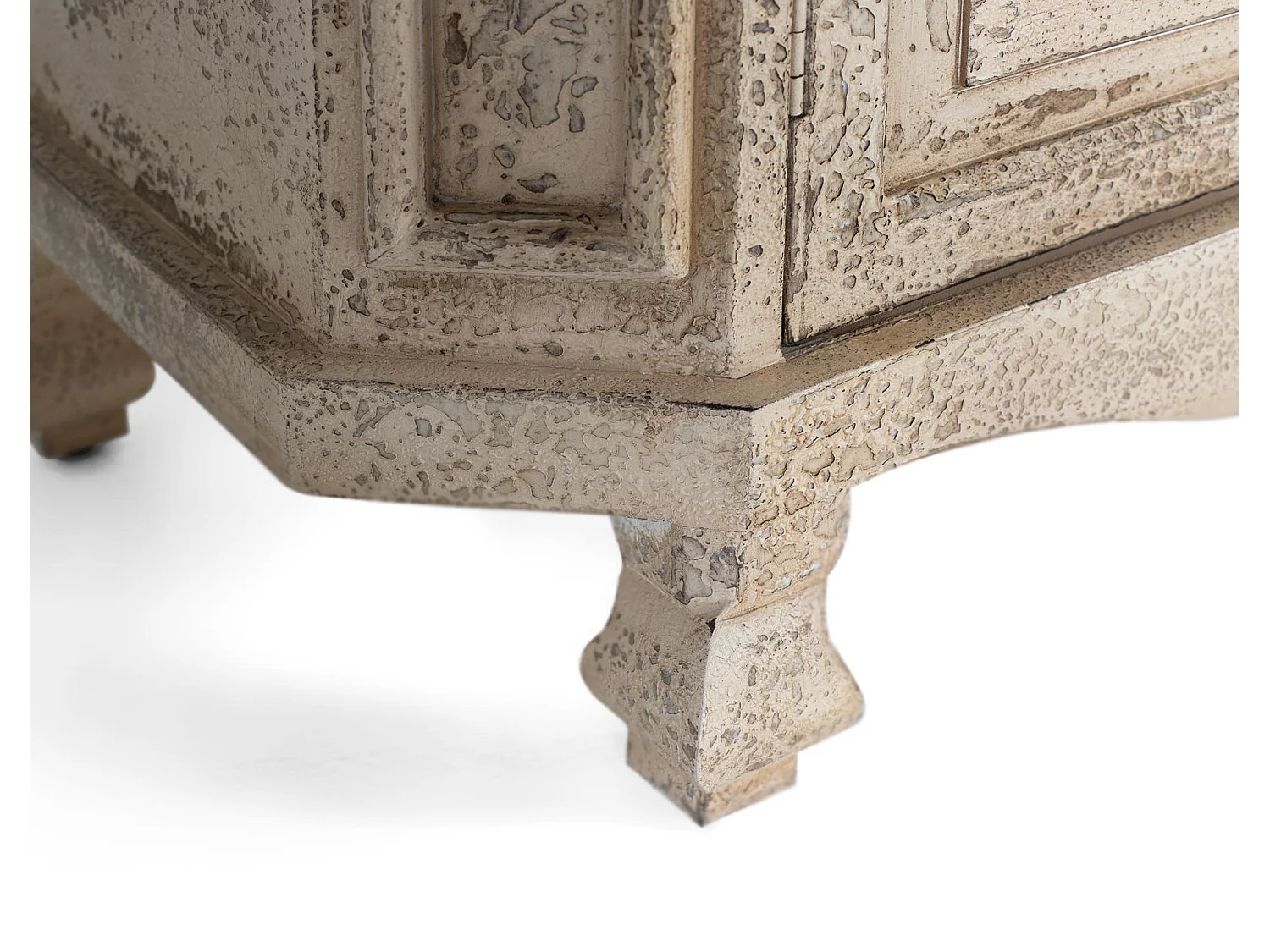 Vetrina in legno di mango, stile rustico, 120 cm - 207x120x40