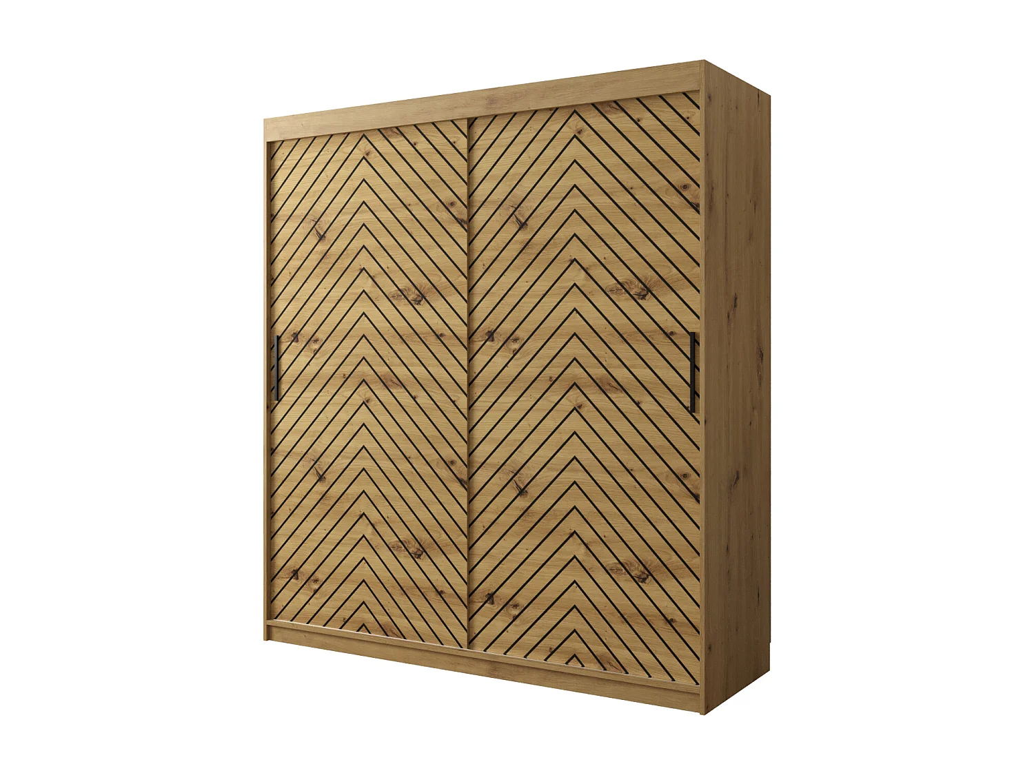 Armoire à portes coulissantes Jodełka 1 200/180/62 2 portes (Artisan)