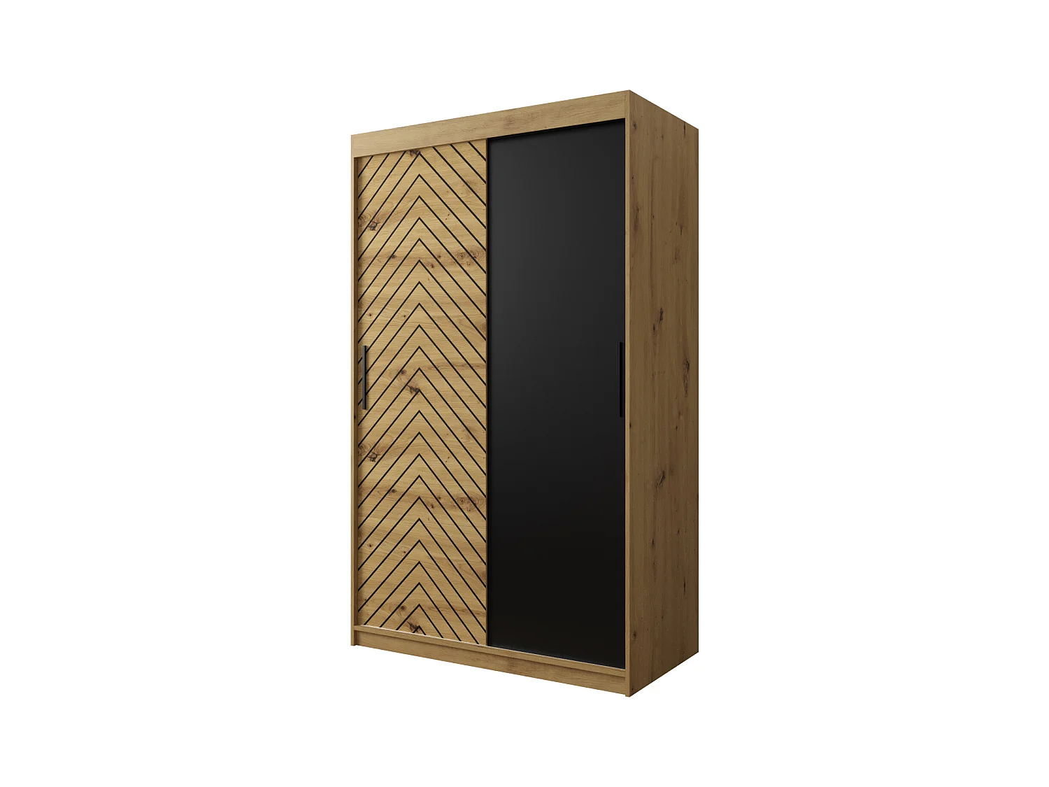 Armoire à portes coulissantes Jodełka 200/120/62 2 portes (Artisan)