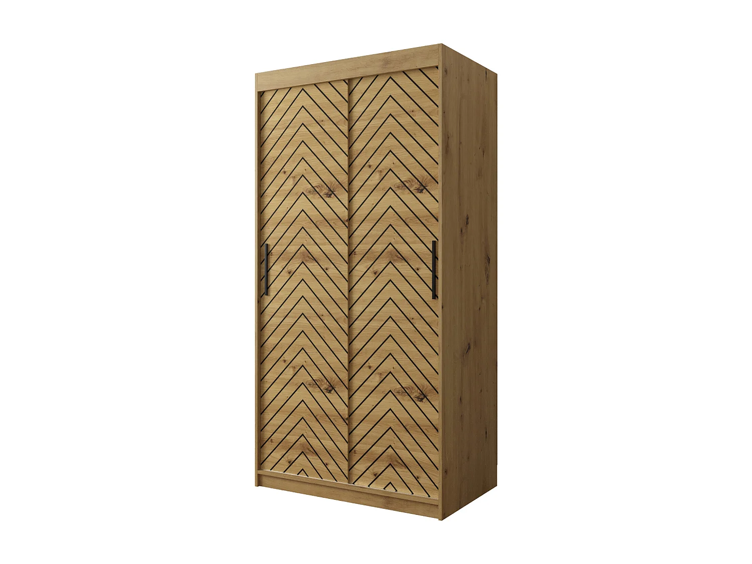 Armoire à portes coulissantes Jodełka 1 200/100/62 2 portes (Artisan)