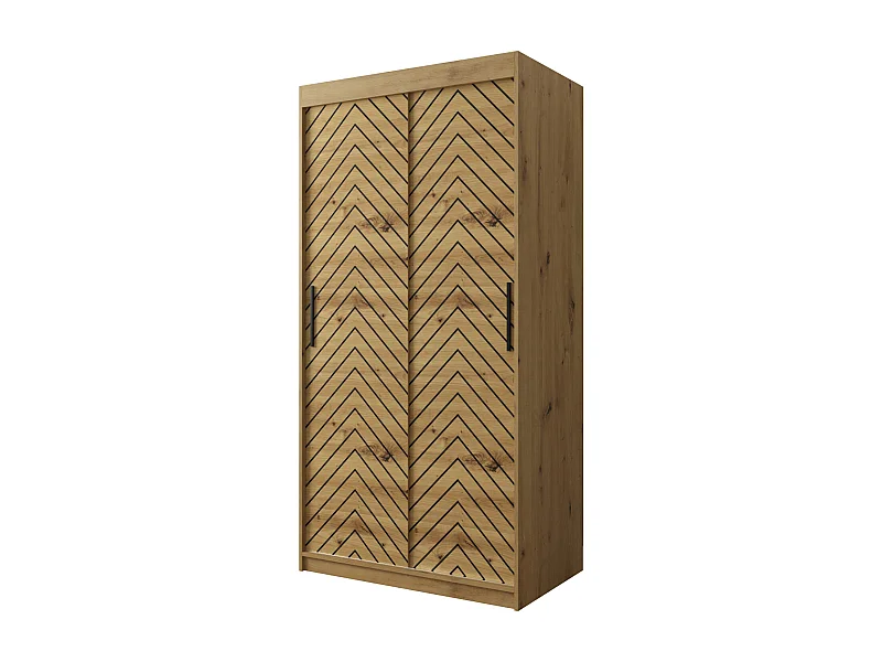 Armoire à portes coulissantes Jodełka 1 200/100/62 2 portes (Artisan)