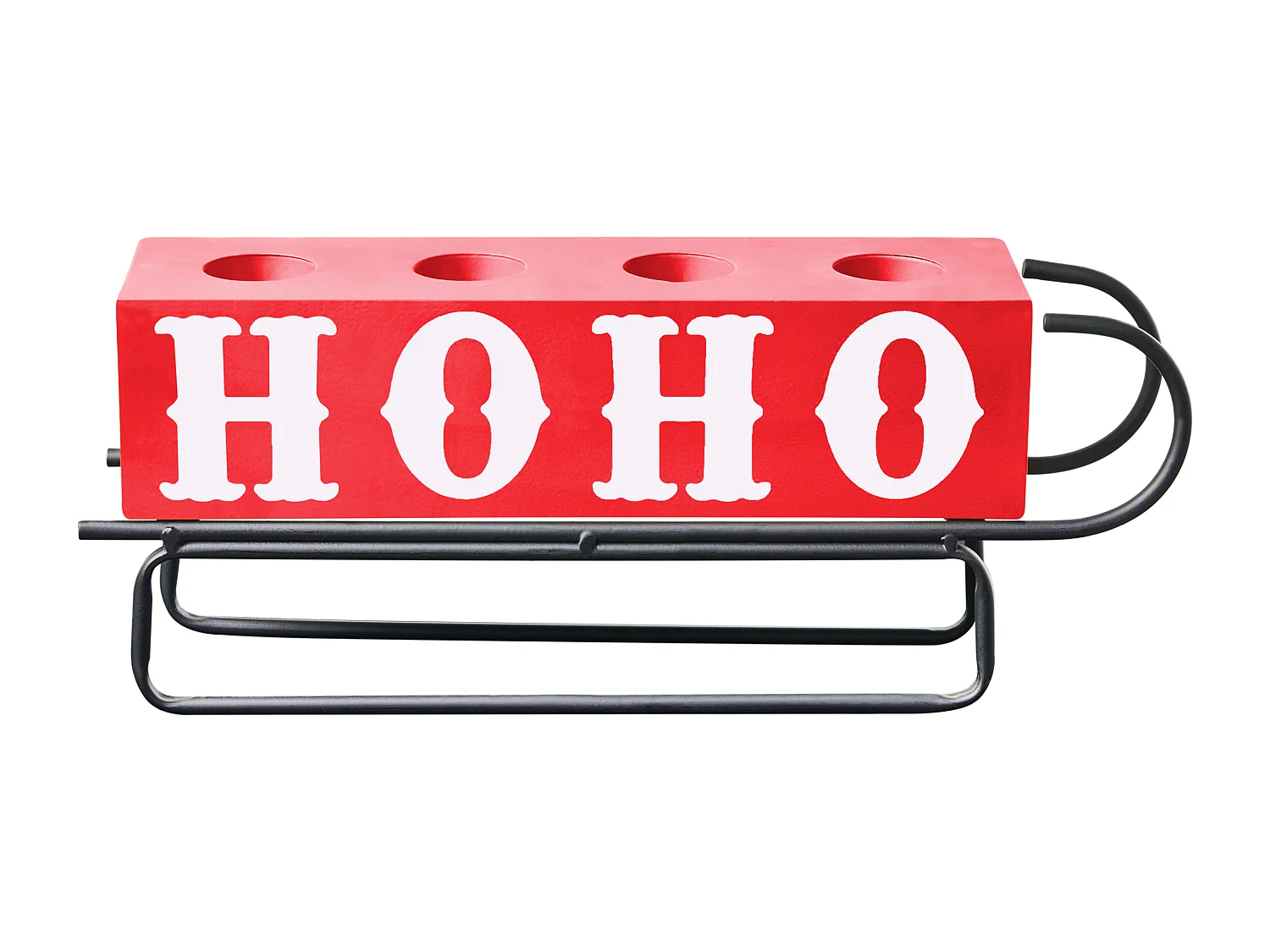 Bougeoir KUHMO Rouge Métal