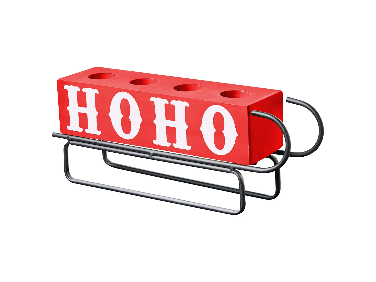 Candle Holder KUHMO Red Metal