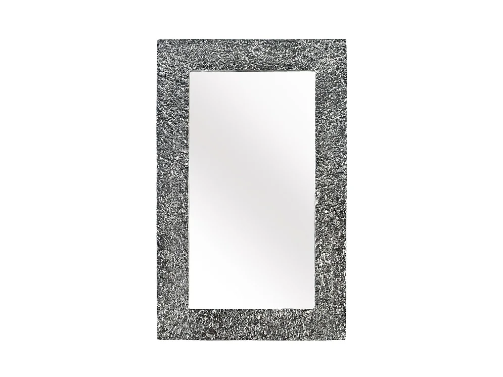 Miroir en aluminium, support en MDF, 75 cm, style industriel moderne - 120 x 75 x 4
