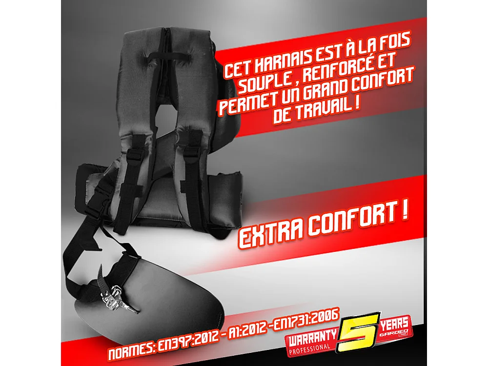 Kit protection visage + harnais universel